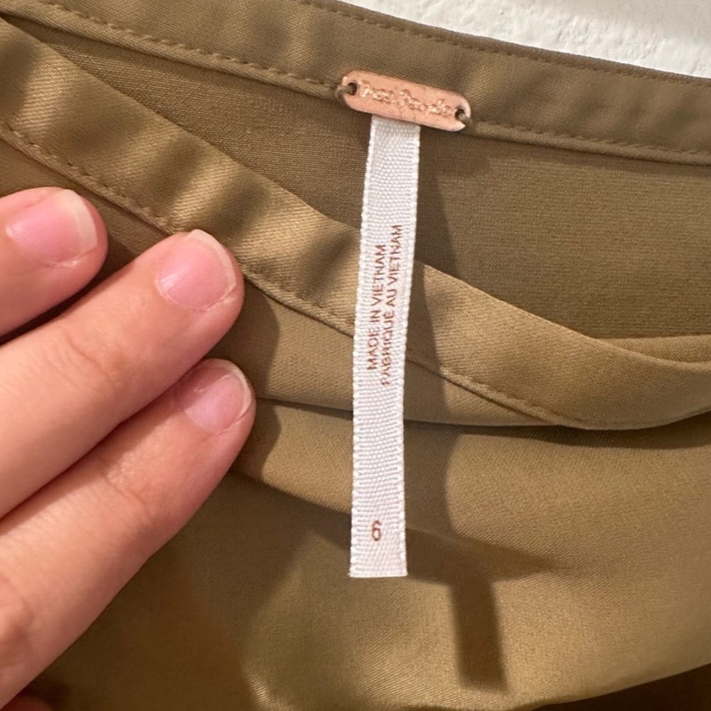 NWT Free People Cerine ruched midi skirt - Picture 4 of 6